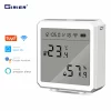 GIRIER Tuya Smart WiFi Temperature Humidity Sensor with LCD Screen Wireless Smart Thermometer Hygrometer Works Alexa Hey Google
